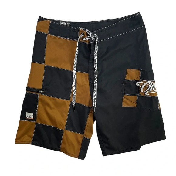 SH680 Mens O’Neill Surfer Brand Beach Swimming Board Shorts 34 - Picture 1 of 7